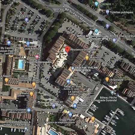 Gruissan-port-t3-2chambres-5pers-43m2-parking-clim-piscine-valerie Apartamento
