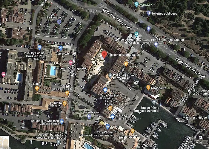 Gruissan-port-t3-2chambres-5pers-43m2-parking-clim-piscine-valerie Διαμέρισμα